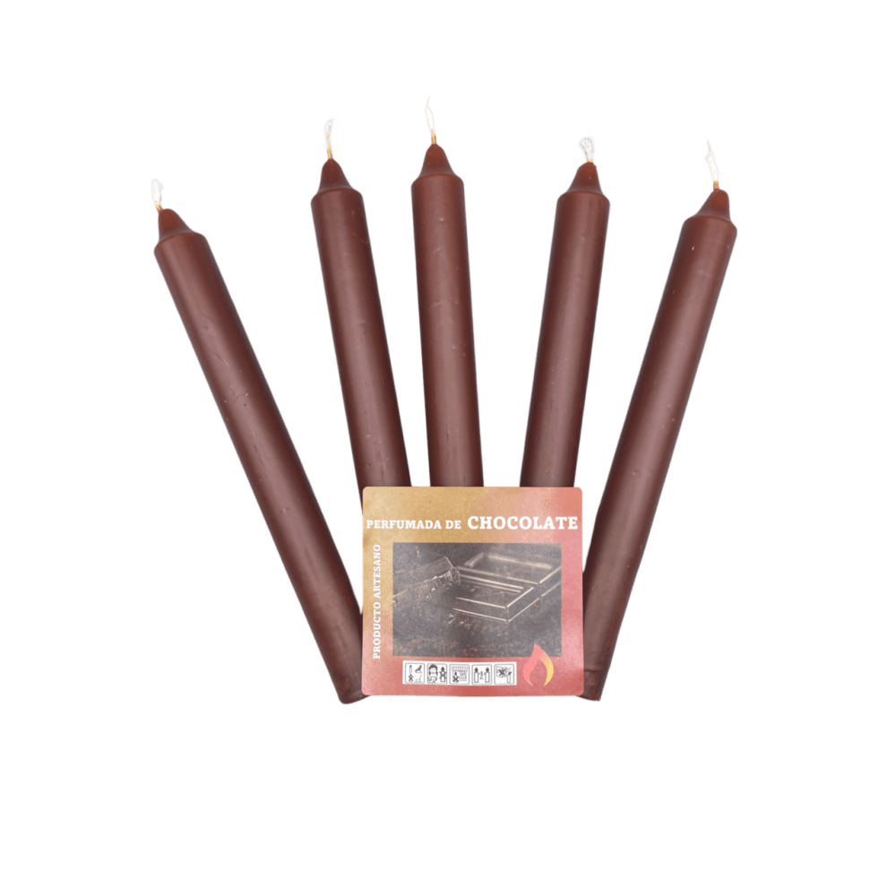 Vela Aromatica De Chocolate