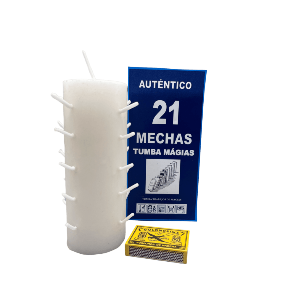 Autentico Velon 21 Mechas Blanco