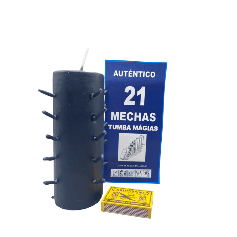 Velon 21 Mechas Negro