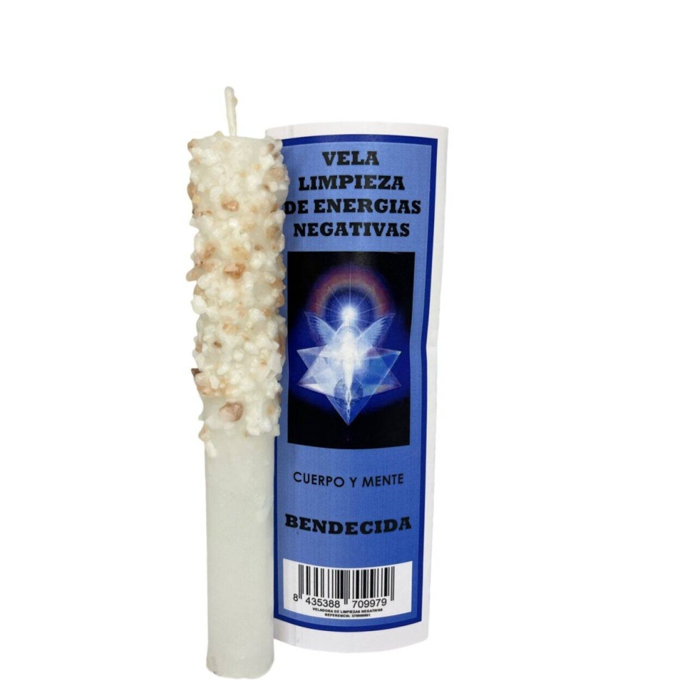 Veladora Sal Himalaya Limpieza Energias