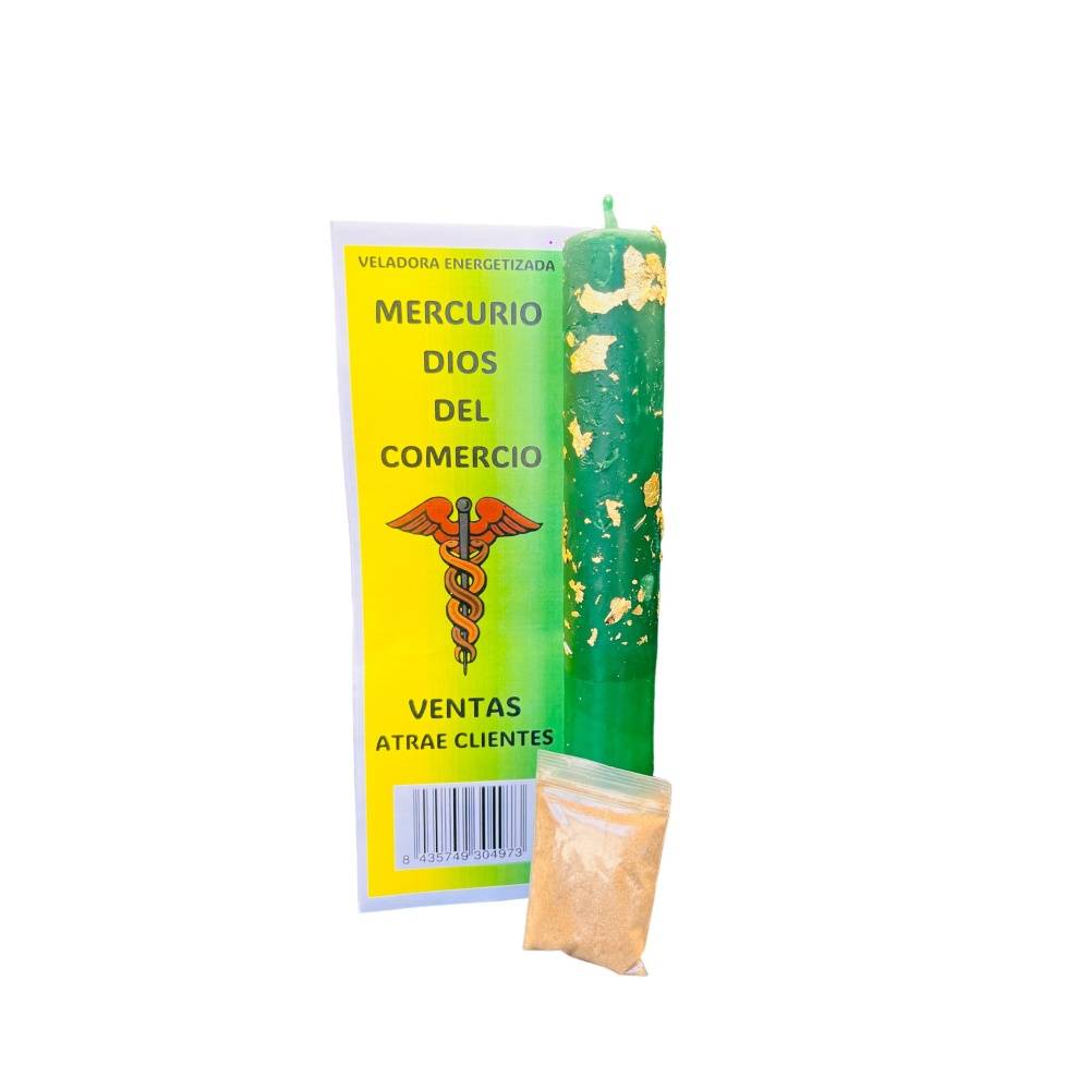 Veladora Comercio Mercurio
