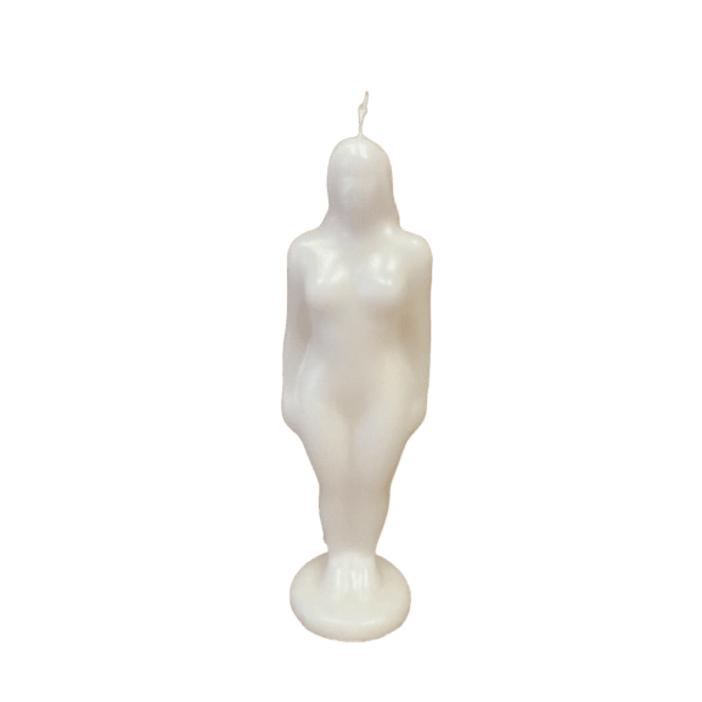 Figura De Cera Mujer Blanca