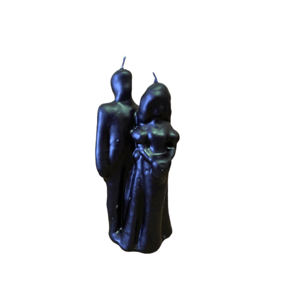 Figura De Novios Cera Negra