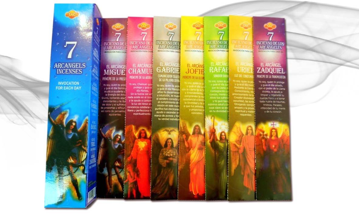 CAJITA INCIENSO 7 ARCANGELES