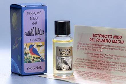 EXTRACTO NIDO DEL PAJARO MACUA (Amor y fortuna)