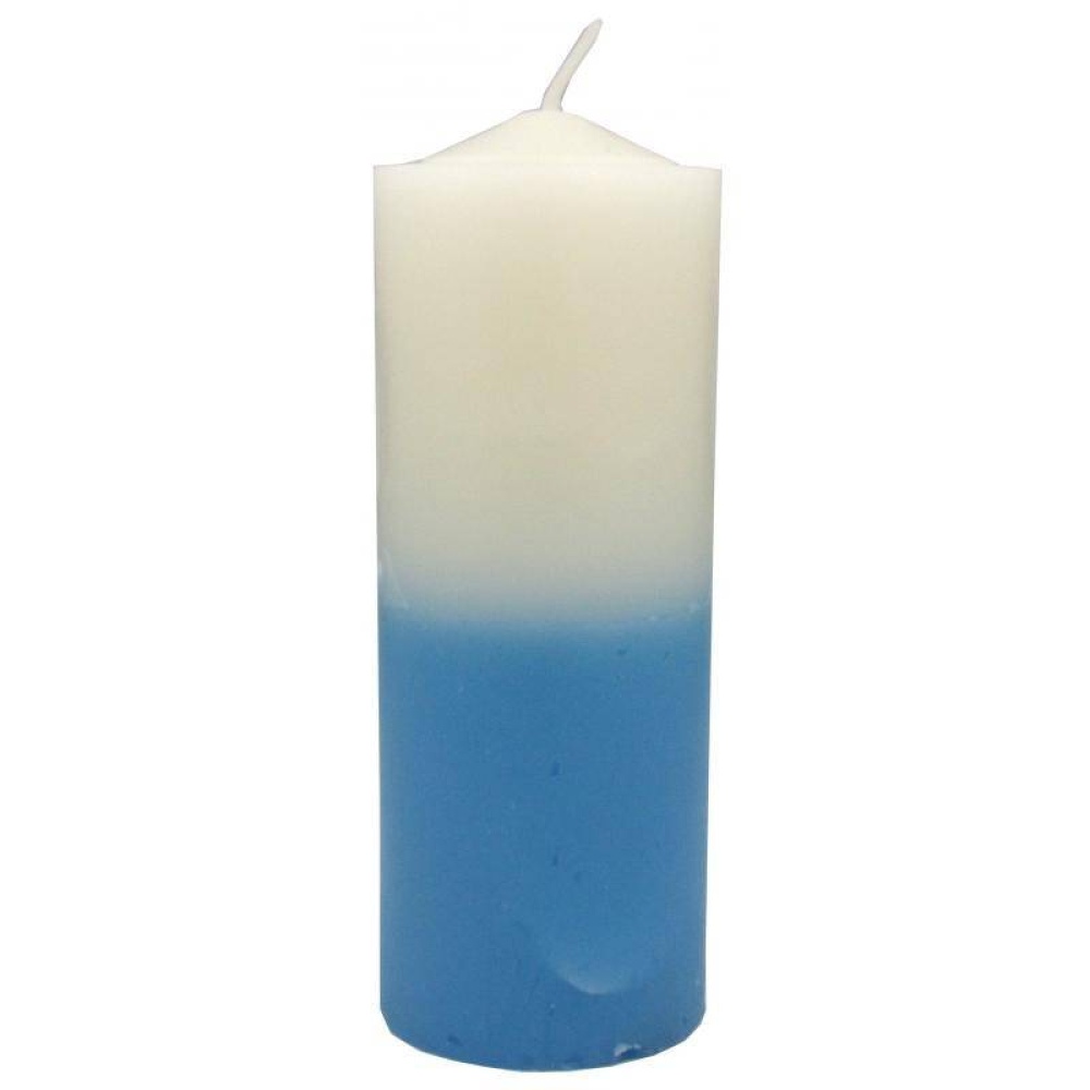 VELON 2 COLORES BLANCO-AZUL