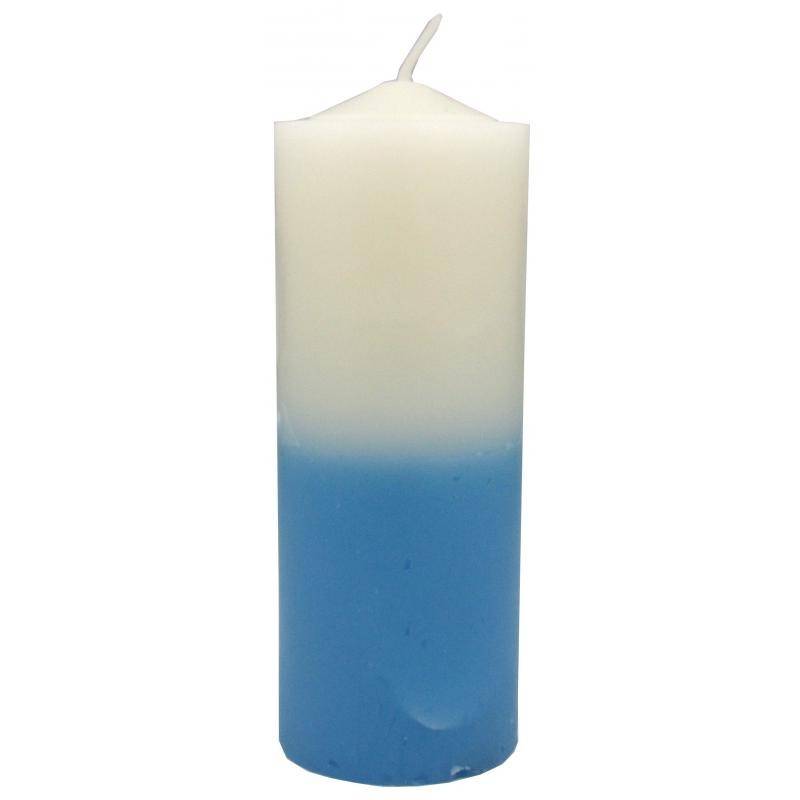 VELON 2 COLORES BLANCO-AZUL