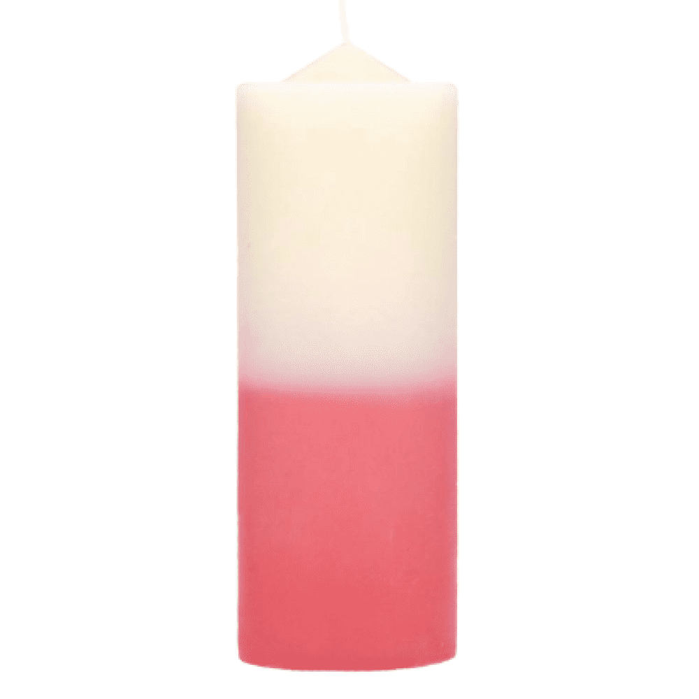 Velon Dos Colores Blanco-Rosa