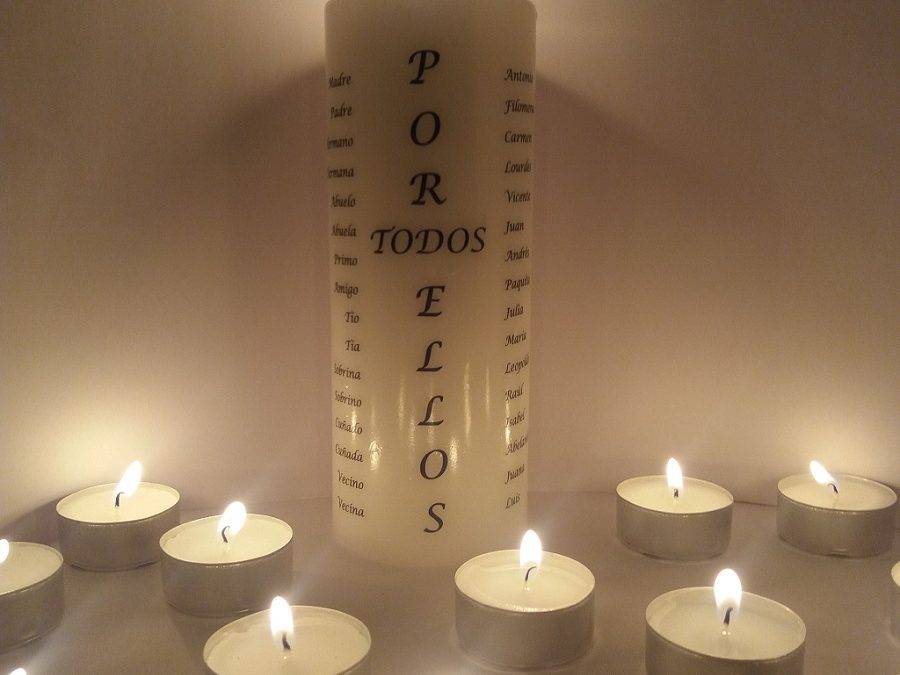 Velas Sort con las victimas del covid-19