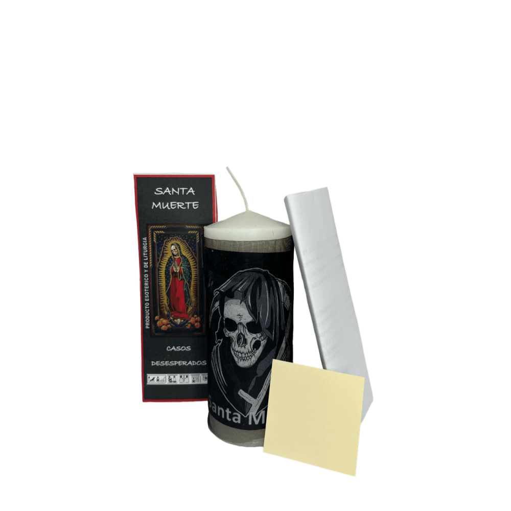 Velon Preparado Santa Muerte Negro