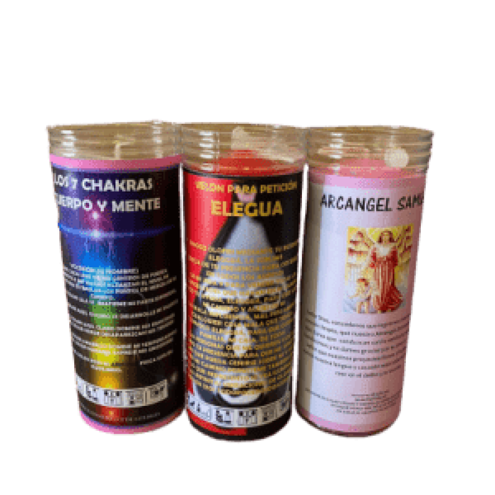 VELONES DE ORACIÓN CON ACEITE