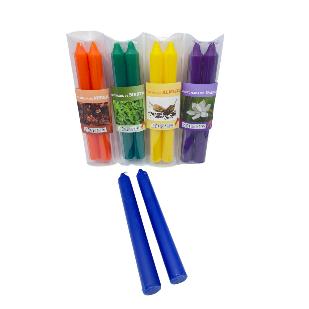 Vela Vainilla Perfumada Blister 2 Unidades