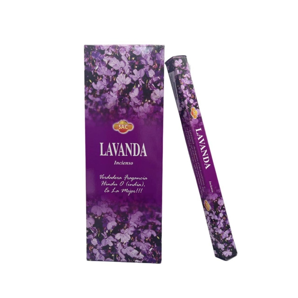Incienso Hexagonal Lavanda