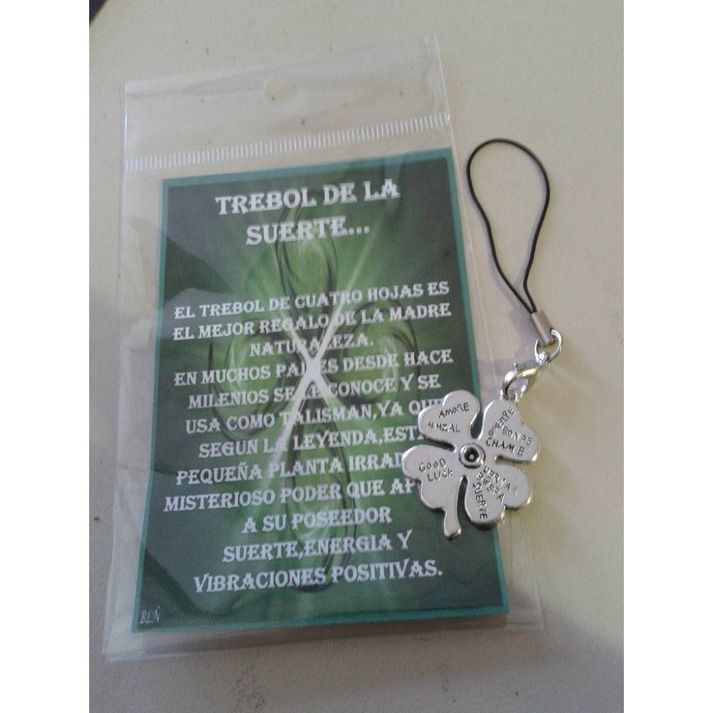 Amuleto Trebol Metal
