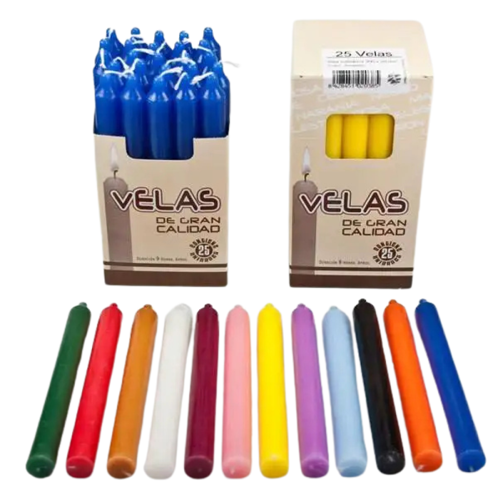 Vela Amarilla 20 Centimetros