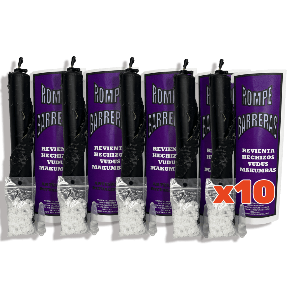 Lote Veladora Rompebarreras 10 Unidades