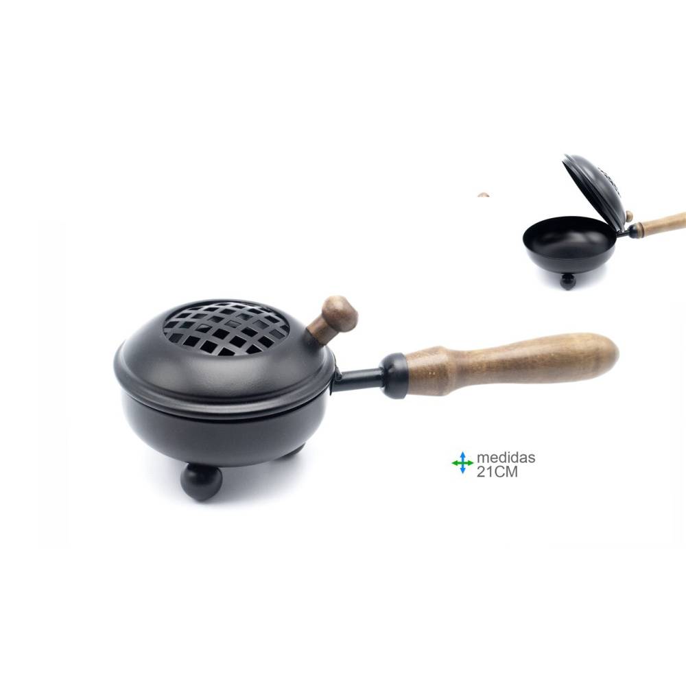 Quemador De Hierbas Con Mango De Madera