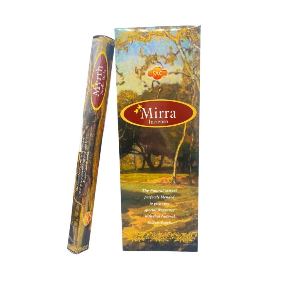 Incienso Mirra En Caja Hexagonal