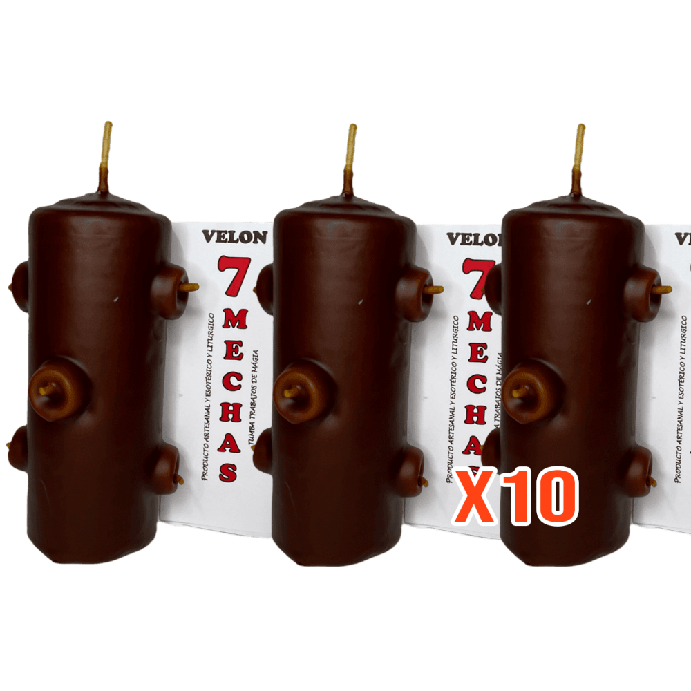 Lote 7 Mechas Marron