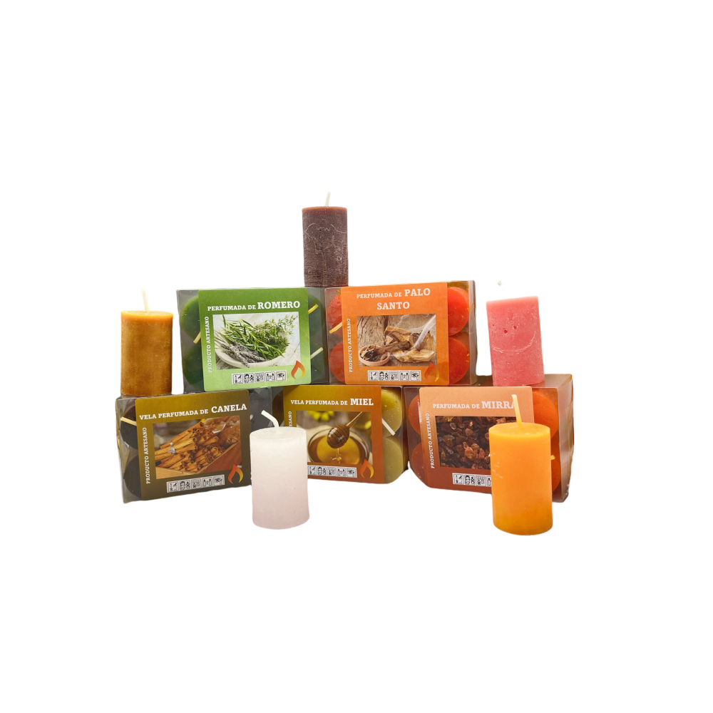 Vela Votiva 6 Unidades Ruda