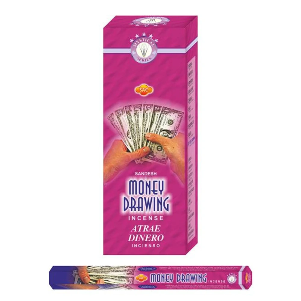 Incienso Money Drawing Caja Hexagonal