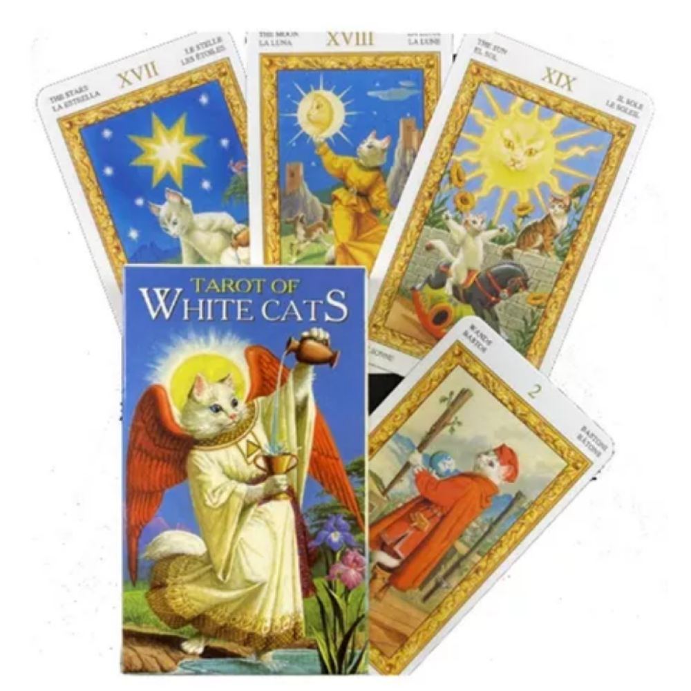 Tarot White Cats (Edicion Ingles)