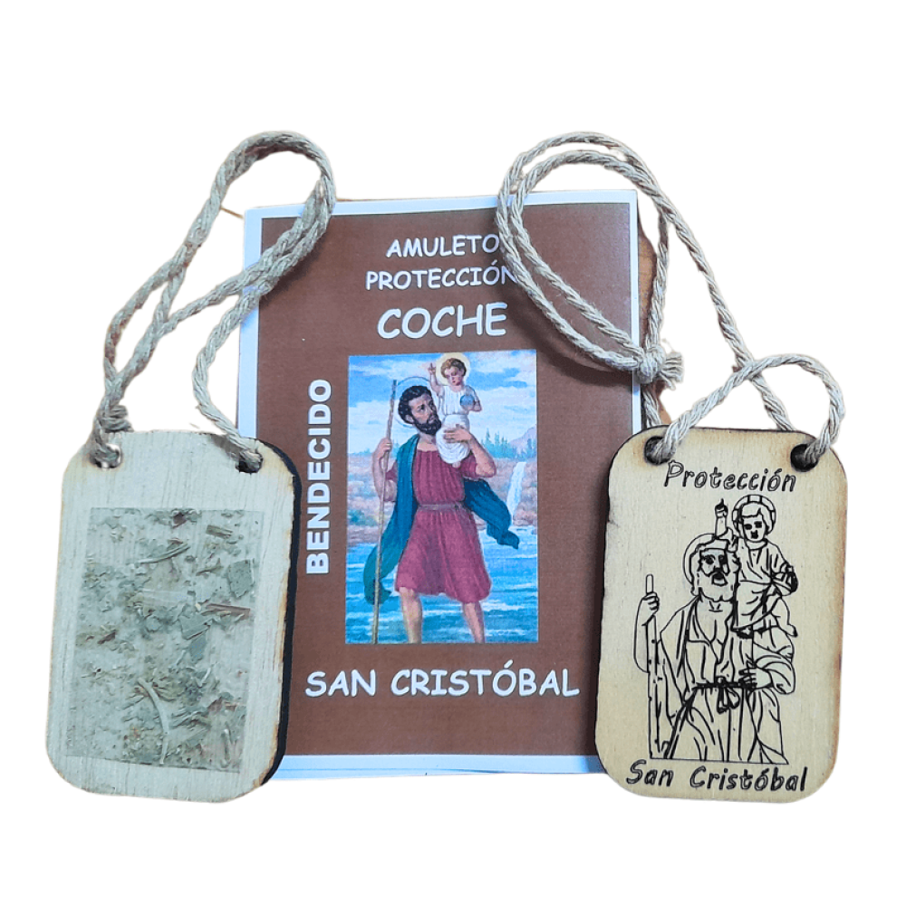 Amuleto  San Cristobal Proteccion Para El Coche