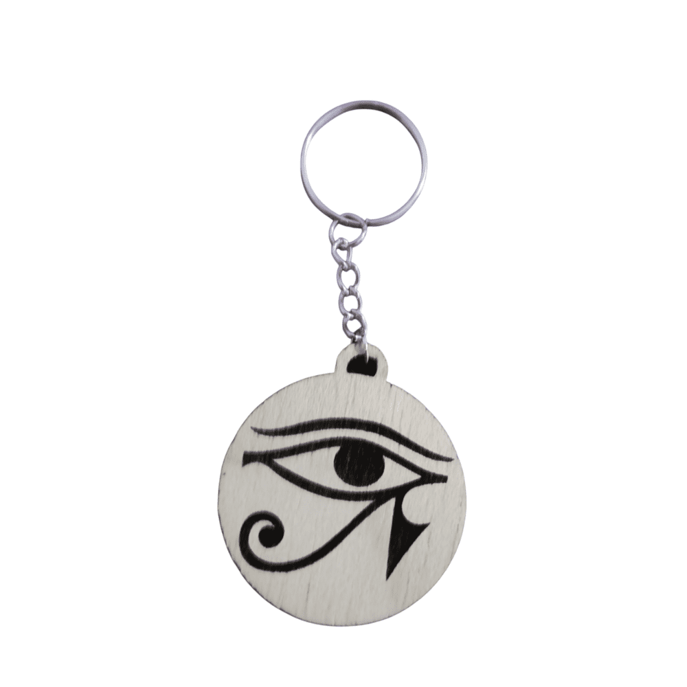 Llavero De Madera Ojo De Horus