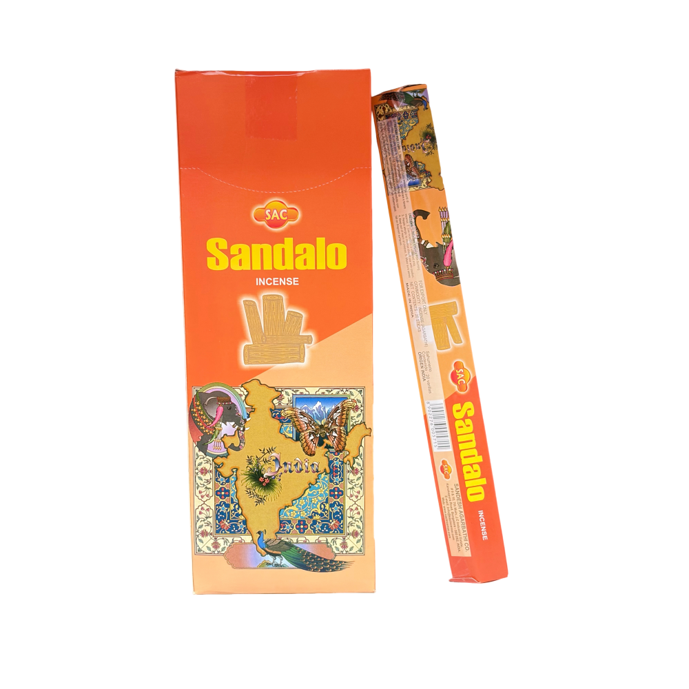 Incienso de sándalo caja hexagonal